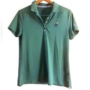 Puma Women’s Cloudspun Dri Cell Cabot Logo Golf Polo Green XL
